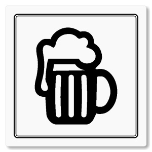 Výčep, 148x148mm, bílá, Utah